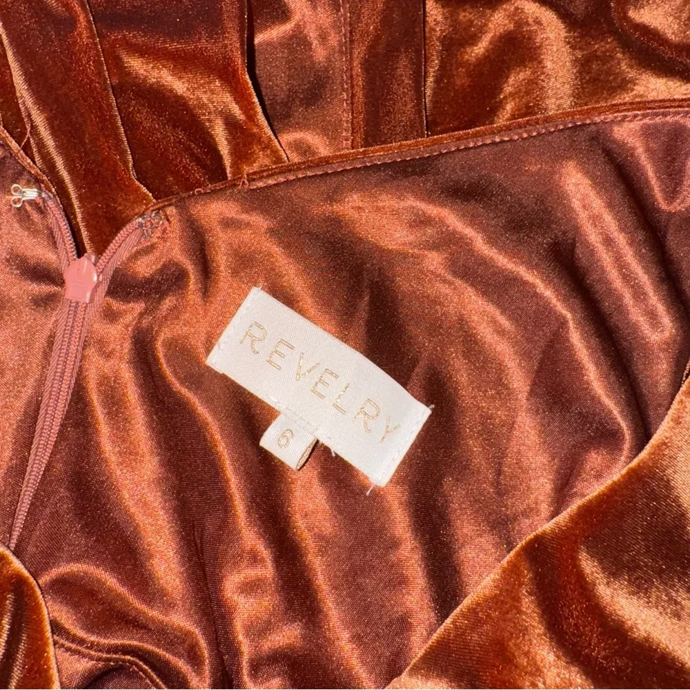 Revelry Rust Maxi Dress - Picture 9 of 12